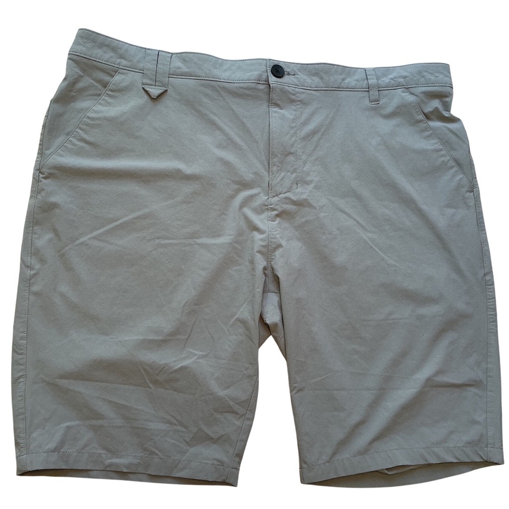 Oakley Mens Regular Fit Performance Shorts Gray Size 40 Golf Activewear CA35460